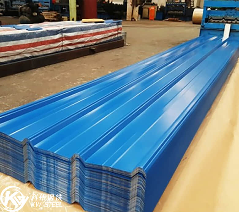 COLOR COATED CORRUGATED SHEET