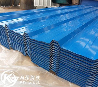 PREPAINTED ALU-ZINC COATING CORRUGATED SHEET